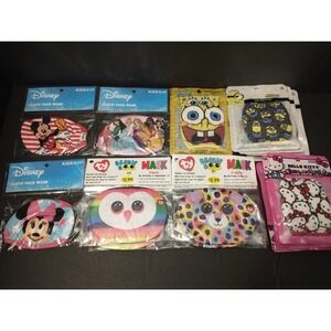 Lot Of 17 Mixed Variety Of Kids Masks